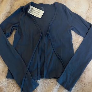Blue Brandy Melville Tie Cardigan - NWT